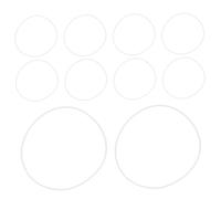 VALICLUD 10pezzi Kit Riparazione Occhiali Guarnizioni Kit Installazione Occhiali Guarnizioni Design Anti-crepa Per Maggiore e Sicurezza