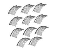 VALICLUD 10pezzi Pettine Per Capelli in Ferro Accessori Vintage Per Donne Stile Fai Da Te Per Styling Dei Capelli Di Pettine Semplice Per Nero