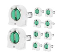 VALICLUD 10pezzi Portalampada Per Tubo Fluorescente Led Pz Sostituzione Per Lapide Fluorescente Accessorio Per Lampada Bi-pin Test Invecchiamento
