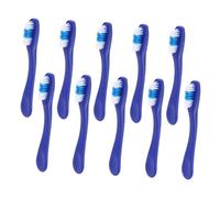 VALICLUD 10pezzi Spazzolino Da Dente Mini Con Manico Corto Per Uso in Carcere e Ospedale Spazzolino Portatile e Sicuro Per Pulizia Orale