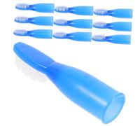 VALICLUD 10pezzi Spazzolino da Dente Mini Portatile per Uso Domestico con Manico Corto e Grande Impugnatura Ergonomica Resistente all Usura per Pulizia Orale