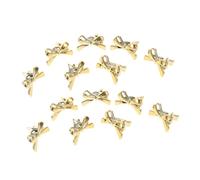 VALICLUD 12 Fermagli Per Con Fiocco: Piccole Forcine Per, Graziose Mollette A Coccodrillo, Mini Fermagli Per in Metallo, Accessori Per Per Donne, Ragazze E