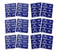 VALICLUD 12 Pezzi Etichette Promemoria Olio per Macchine Industriali, Adesivi Identificativi Porte Carburante e Uscita Olio, Etichette Sicurezza Manutenzione Impermeabili per Officine