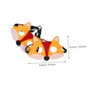 VALICLUD 12 Pezzi Maschere Volto Mezzo Volto in Maschere Animali Masquerade per Adulti Accessori Cosplay Halloween Riutilizzabili Decorazioni Compleanno