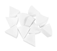 VALICLUD 12 Pezzi piumino da cipria triangolare piccolo piumino da cipria soffio triangolare per il trucco soffio di fondotinta per il trucco soffio di potenza emulsione bianca