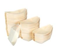 VALICLUD 120 Pezzi Catering Boat Cuisine Sashimi Sushi Cocktail Espositore Da Portata Per Piatti Natalizi Mini Snack In Piatti Impilabili Antipasti Tagliere Per Antipasti