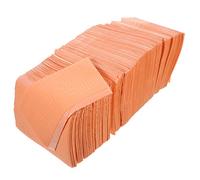 VALICLUD 125 Pezzi Tavolo Di Bellezza Tavolo Da Manicure Per Rosa Traspirante Pratica Mano Tovaglie Clienti Pastiglie Spa Unghia Doppia Pasta Di Legno Orange
