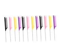 VALICLUD 12pezzi Petitine Coda Professionale in Materiale Plastico Per Raccolta Capelli Pettine Da Parrucchiere Per Acconciature Diverse Per Uso Domestico e Saloni