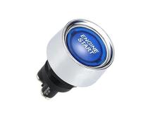 VALICLUD 12V Pulsante Avviamento Motore con LED Blu Interruttore Accensione per Auto Facile Installazione e Alta Prestazione