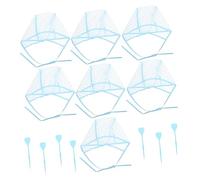 VALICLUD 14 Pezzi Kit per Colorazione con Cappuccio e Uncinetti Professionale per Fai da Te Resistente e Comoda Accessorio per Saloni e Uso Domestico Colore Casuale