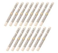 VALICLUD 15 Pezzi Pergamena Benedizione Ebraica Mezuzah Anello Oro | Testo Autentico Ebraico su Carta Pergamena, Facile da Installare, Decorazione per Ingressi e Case Ebraiche