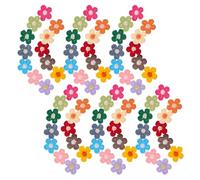 VALICLUD 150 Pezzi Toppe Floreali Ricamate da Cucire Applique Floreali in Poliestere per Abbigliamento e Vestiti per Aggiornare i Capi e Creare Colore Casuale