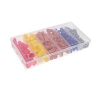 VALICLUD 158 pezzi Kit Morsettiere Elettriche Assortite con Morsetti Vite per Cablaggio Rapido Connettori Resistenti per Impianti Residenziali e Industriali Utensile Crimpatore Incluso per
