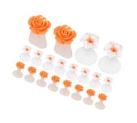 VALICLUD 16 Pezzi divisore della punta Unghia mignolo dito del piede incarnito divaricatore forniture per unghie dei piedi separatori in silicone per le dita dei piedi Gel di silice