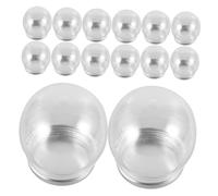 VALICLUD 18 Pollici Globo di Neve Fai da Te in Plastica Trasparente con Tappo Vite Palla d Acqua per Artigianato Natalizio Decorazioni Paesaggio Muschio per Festa e Progetti Creativi