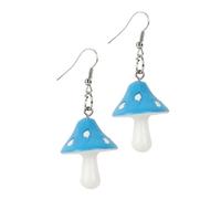 VALICLUD 1paio Creative Mushroom Ear Pendants Stylish Chic Plastic Earrings for Women Unique Ear Accessories for Casual and Party Wear