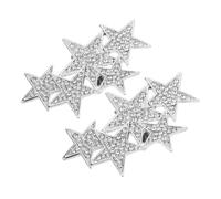 VALICLUD 1paio Decorazioni Per Scarpe Con Stelle Metalliche Charm Rimovibili Per Tacchi e Sneakers Accessori Per Matrimonio e Feste Eleganti Clip Con Strass e Design Accattivante