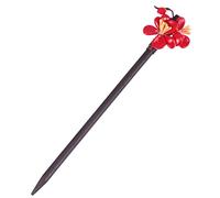 VALICLUD 1pezzi Bastoncino per Capelli in Legno Forcina Forma di Fiore Accessorio per Capelli in Stile Retrò Design Elegante e Chic Adatto per Performance e Uso Quotidiano