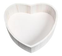 VALICLUD 1pezzi Cestino in Legno Per Ragazzo Ragazza Ragazza Forma Di Cuore Accessorio Per Posa e Fotografia Come Regalo Per Amici o Familiari Che Hanno Appena Avuto Un Ragazzo