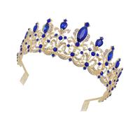 VALICLUD 1pezzi Corona Nuziale Elegante Strass Tiara da Sposa Realizzata in Materiale Duraturo Adatta per Acconciature da Bambina e Copricapo Creativo