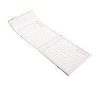 VALICLUD 1pezzi Libro Dei Colori Per Unghie Colori in Scatola Scheda Mostra Per Unghie Colore Gel Per Scheda Campione Smalto Per Campione Per Per Gel Per Bianco