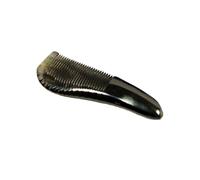 VALICLUD 1pezzi Pettine in Corno Di Bue Naturale Nero Antistatico Per Massaggio e Acconciature Strumento Professionale Per Capelli e Capelluto Stimola Circolazione e Riduce Il Mal Di Testa