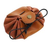 VALICLUD 1pezzi Pouch Pu Vintage Borsa Tracolla Per Dadi Sacchetto Portatile Per Giochi Accessorio Per Cosplay e Larp Resistente Polvere e Graffi