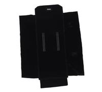 VALICLUD 1pezzi Sacchetto in Velluto Nero Resistente Per Gioielli e Orologi Rotolo Portagioie Multifunzionale Leggero e Compatto Per Viaggio e Conservazione