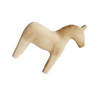 VALICLUD 1pezzi Unfinished Wooden Horse Ornaments for Kids Diy Craft Toy Cute Wood Horse Figurine Creative Decorative Piece for Children Activities