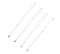 VALICLUD 1set Collana Ciondolo Quattro Foglie Per Per Amiche e Accessorio Versatile Per Ogni Occasione