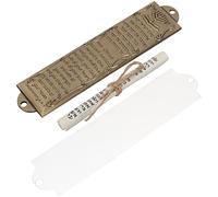 VALICLUD 1set Decorativo Mezuzah Metallo Vintage Targhetta Ebraica da Appendere Decorazione per Ingressi con Design Arte Religiosa per Casa e FESTIVITÀ Adornare La Tua Porta con