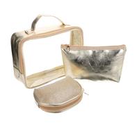 VALICLUD 1set Pochette Make-up Portatile Per Donne Borsa Da Viaggio Plastica Con Chiusura Lampo Organizer Cosmetici Elegante e Multifunzionale