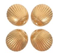 VALICLUD 2 Paia di Coppe in Ottone Feng Shui per Divinazione, Conchiglie Decorative Taoiste Piccole e Leggere, Ornamenti Rituali per Buona Fortuna e Pratiche di Meditazione