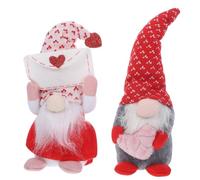 VALICLUD 2 Pezzi Bambole senza Volto per Festa Romantica Decorazioni Morbide e Cotone Gnomi da Collezione per Casa Tavolo e Evento Speciale