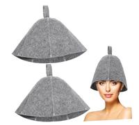 VALICLUD 2 pezzi Berretto Sauna Spesso Cappello Sauna Leggero e Traspirante per Donna Accessorio Comfort Finlandese e Bagno Spa