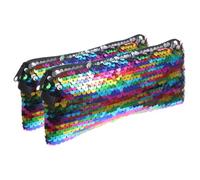 VALICLUD 2 Pezzi Borsa Per Cosmetici Rossetto Piccoli Sacchetti Per La Borsa Borse a Marsupio Pochette Per Il Trucco Da Donna Piccola Custodia Per Il Trucco Custodia Portatile Paillettes