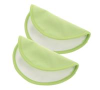 VALICLUD 2 Pezzi Castor Olio toracano seni madre assistenza infermieristica maternità allattamento impacco di olio di ricino riutilizzabile comodo aiuto per il sonno tessuto Verde chiaro