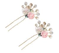 VALICLUD 2 pezzi Cerchietti per Sposa U Shape con e in Stile Retrò Fermagli Eleganti per Acconciature Matrimonio e Party