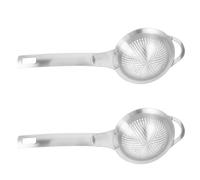 VALICLUD 2 Pezzi Colino per Tisane in Acciaio Inossidabile con Manico Ergonomico da Mini Filtri Rete Fine per Tè Spezie e Granuli Sieve Multifunzionale per Cucina per Matcha Erbe e Uso in