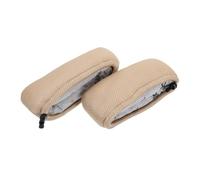 VALICLUD 2 Pezzi Cuscinetti per Manici in Morbida Coperture Antiscivolo per Comfort Sottoascella in Beige Traspirante per Accessori Riabilitazione