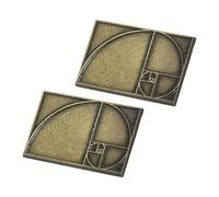 VALICLUD 2 Pezzi di Intelligenza e Metallo Vintage Design al Rapporto, Accessorio per Scuola e Matrimonio