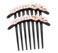 VALICLUD 2 Pezzi Di Perle Finte Con Strass, Pettine Per, Elegante Pezzo Per Da Sposa, Damigella D'onore, Copricapo Da Sposa, Pettine Laterale Per Donne, Accessori Per