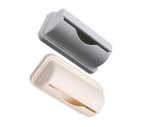 VALICLUD 2 pezzi Dispenser per Sacchetti Spazzatura da Parete Organizer con Apertura Estrazione per Cucina e Armadietti Supporto Multifunzionale per Pattumiera e Borse Plastiche