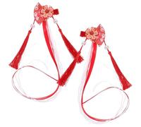 VALICLUD 2 pezzi Fermagli per Stile con Decorazione e Nappa Accessori Eleganti per Donne per Occasione