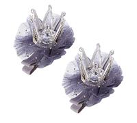 VALICLUD 2 Pezzi Fermaglio Per a Tridimensionale in Rete Accessori Per Principessa Fermagli Per Con in Rete Flower Girl Princess Marina