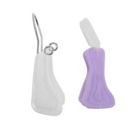 VALICLUD 2 Pezzi Fermaglio Per Il Naso Correttore Clip Per Sangue Dal Naso Pinza Per Il Naso Riduttore Del Naso Fermagli Nasali Per Tappi Nasali Naso Più Sottile Gel Di Silice Transparent
