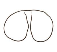 VALICLUD 2 Pezzi Lacci Scarpe Elastici, Rope Laces per Sneakers e Canvas Shoes, Lana, Chiusura Rapida senza Nodo, 100cm, Nero/marrone, per Natale e Thanksgiving