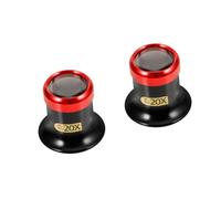 VALICLUD 2 Pezzi lente d'ingrandimento montata sulla testa strumento di riparazione dell'orologio lente d'ingrandimento per gioielli Orologio per la riparazione dell'ingrandimento Bicchiere