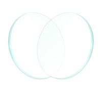 VALICLUD 2 Pezzi Lente Ottica Biconvessa in Vetro da 50 Mm, Lente Convessa Doppia per Esperimenti Ottici di Fisica, Strumento Didattico per Laboratori Educativi e Insegnamento Scientifico