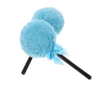 VALICLUD 2 Pezzi Makeup Pads in Lollipop Shape Soft Makeup Puff For Loose And Mineral Powder Skin Friendly Cosmetic Pads For Women And Comfortable Handle Precise Application
